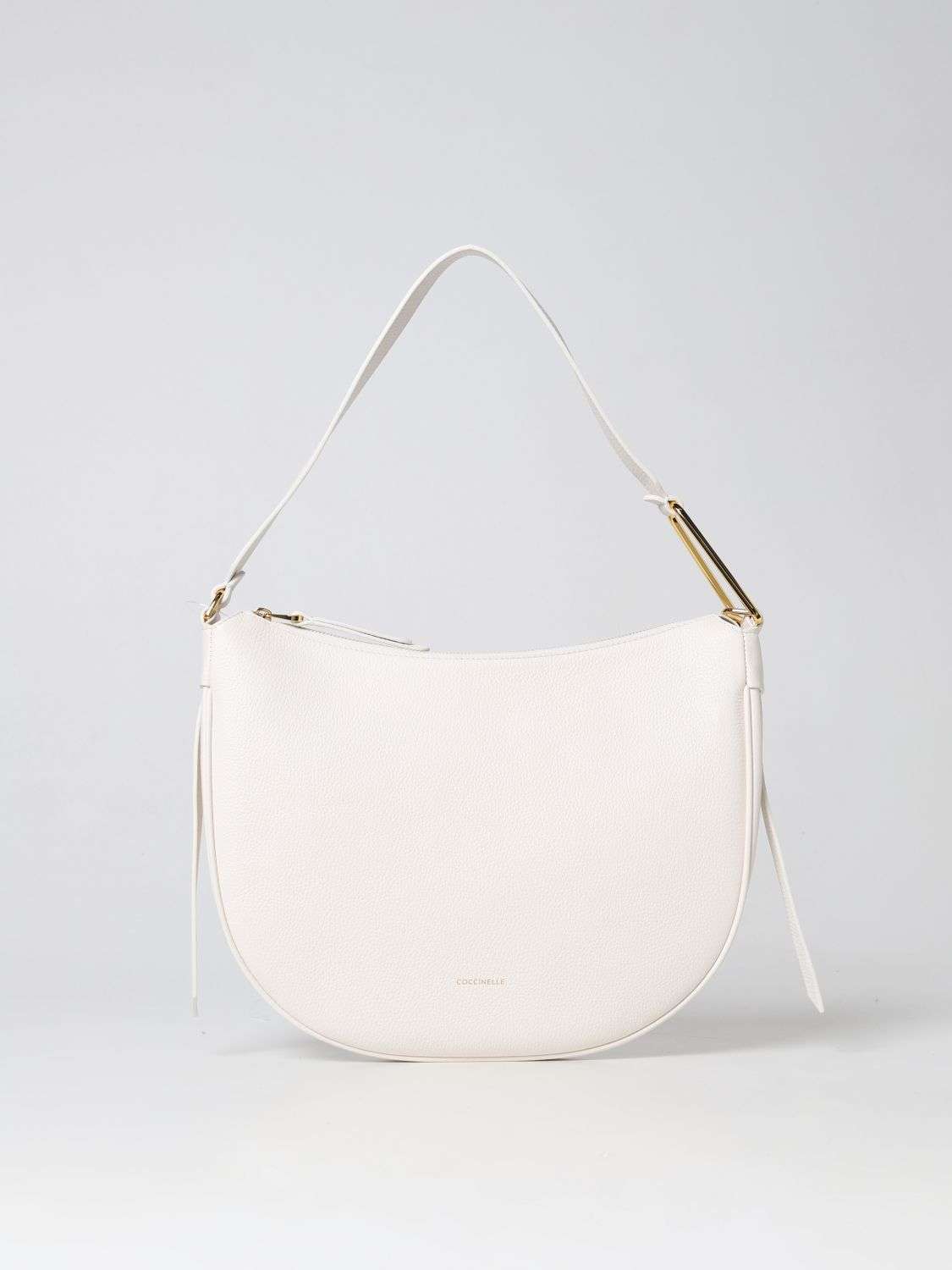 Borsa A Spalla Coccinelle Priscilla Medium Coconut Milk 8059978506924