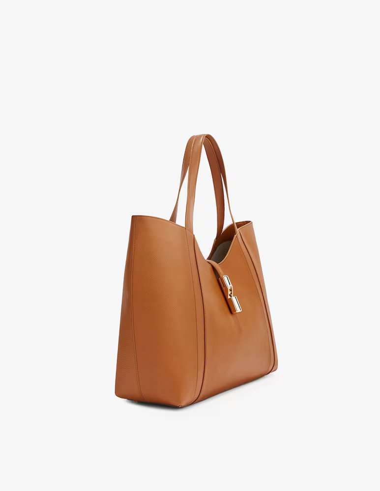 Borsa A Spalla Furla Goccia Brandy Laterale 8050597537375