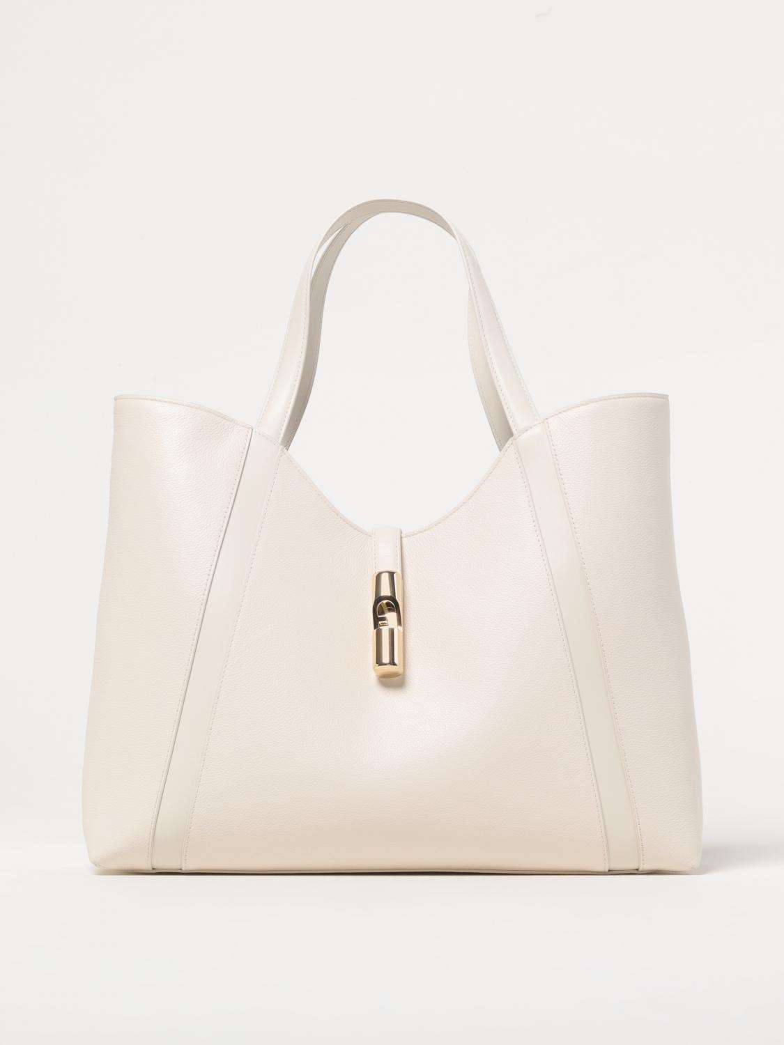 Borsa A Spalla Furla Goccia Panna 8050597608105