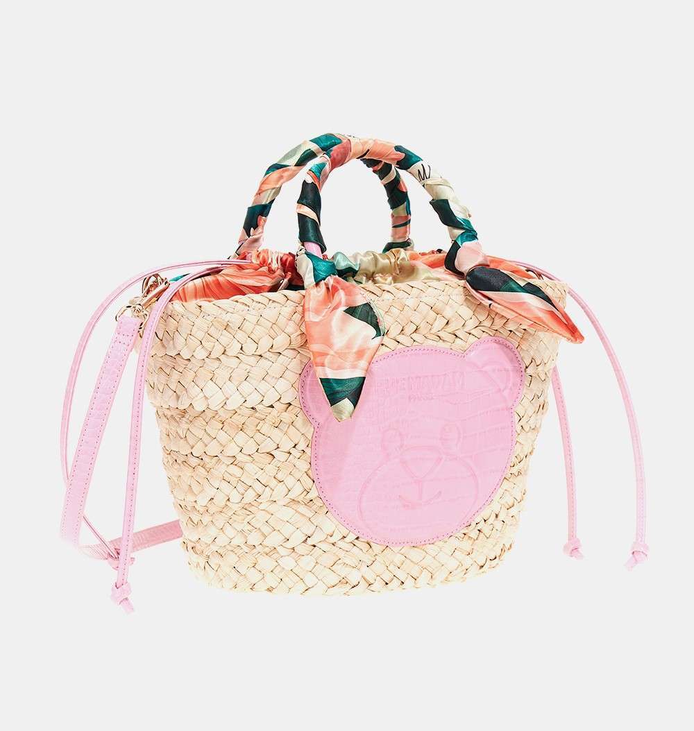 Borsa Amalfi Teddy Rue Madam 1 Borsa Amalfi Teddy Rue Madame Pink 1462 2