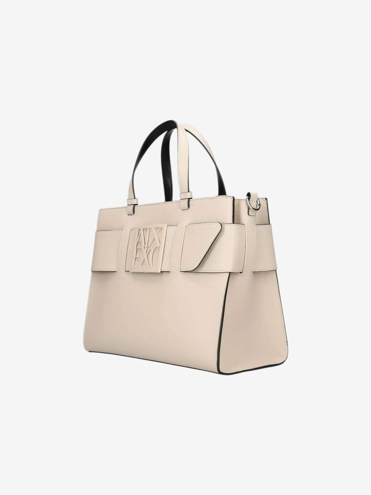 Borsa Armani Exchange 1 Borsa Armani Exchange Beige Laterale 2689U1092