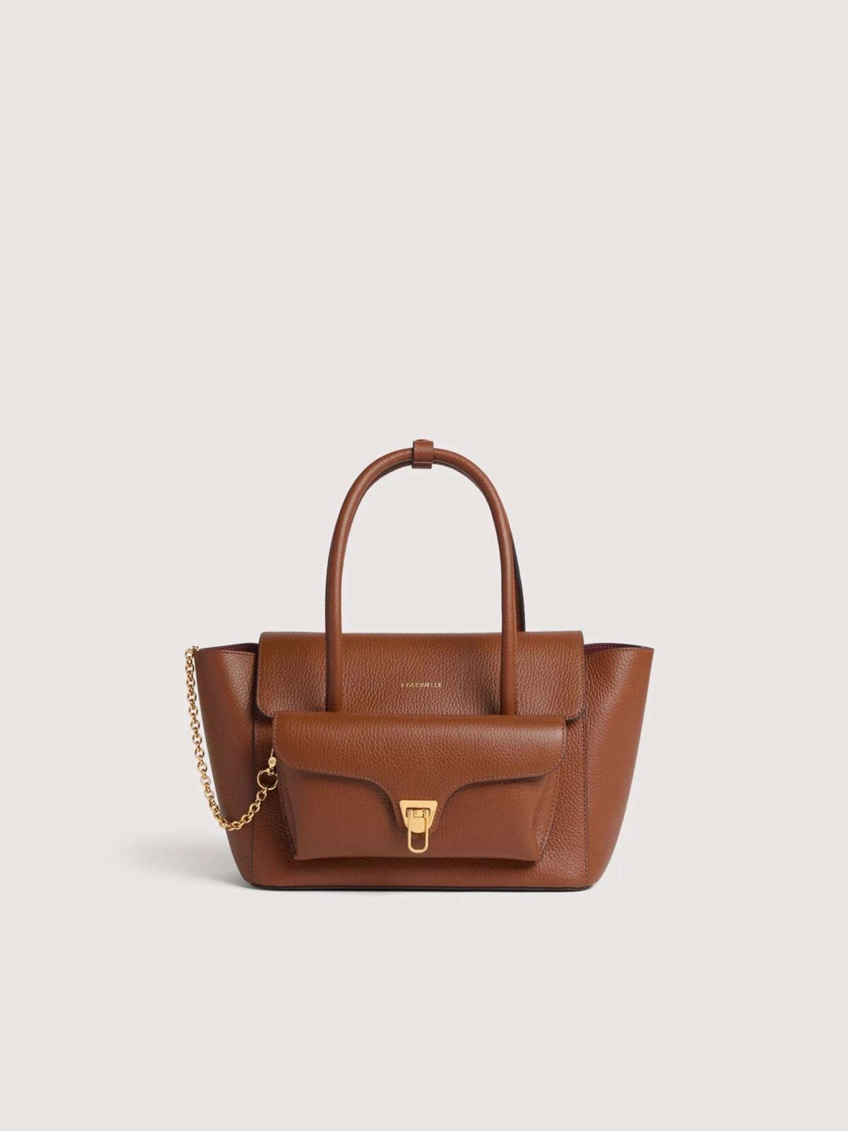 Borsa Double Beat Coccinelle Cognac 8059978707062 scaled 1