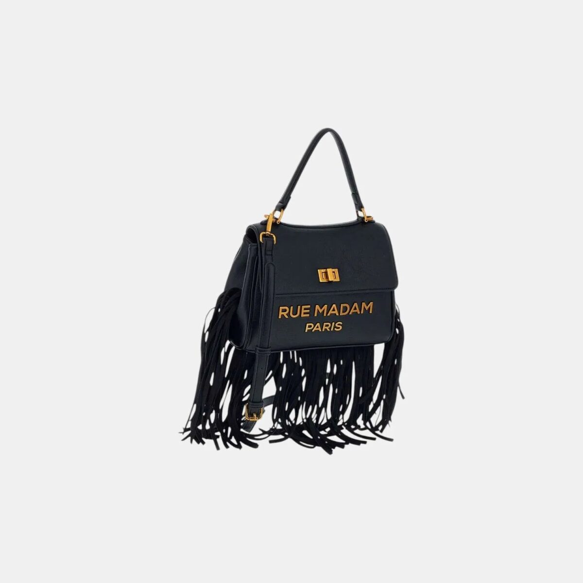 Borsa Les Jours Rue Madam Nero Dettagli Laterali 1541N