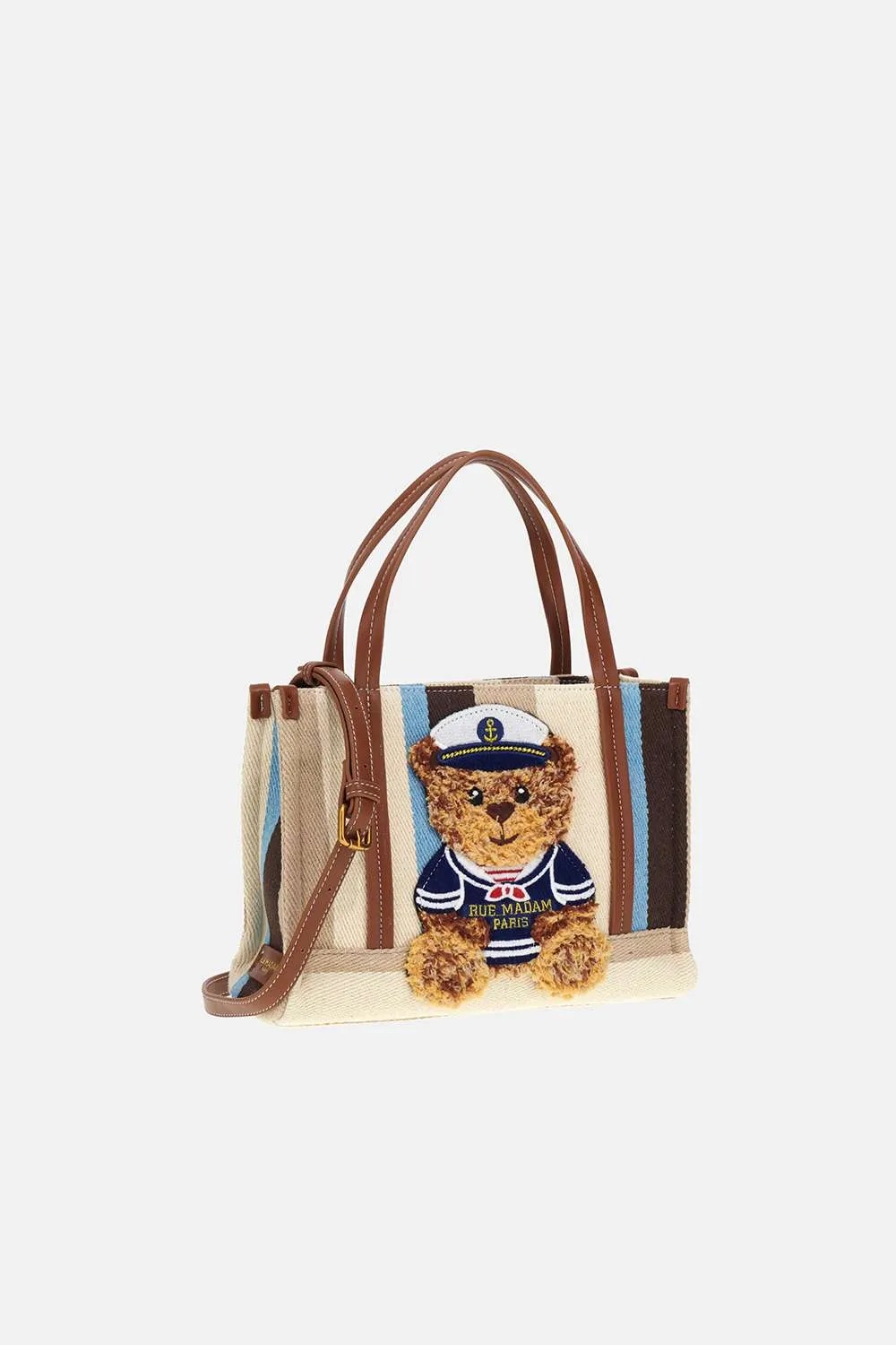 Borsa Marvin Mini Rue Madam 2 Borsa Marvin Mini Rue Madam Multi Brown Dettagli 1543M