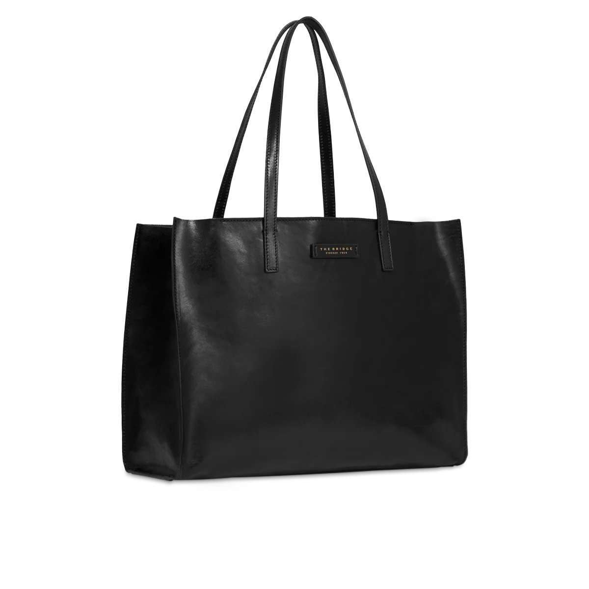 Borsa Mirra The Bridge 1 Borsa Mirra The Bridge Nero Dettagli Laterali 13140130