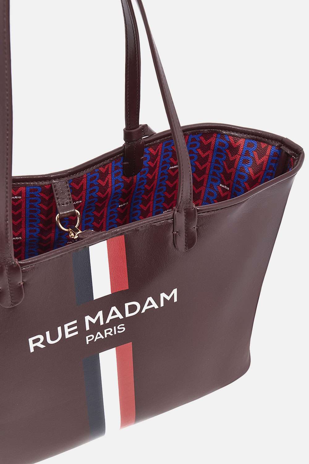 Borsa Monogram Rue Madam Burgundy Interno 1513B