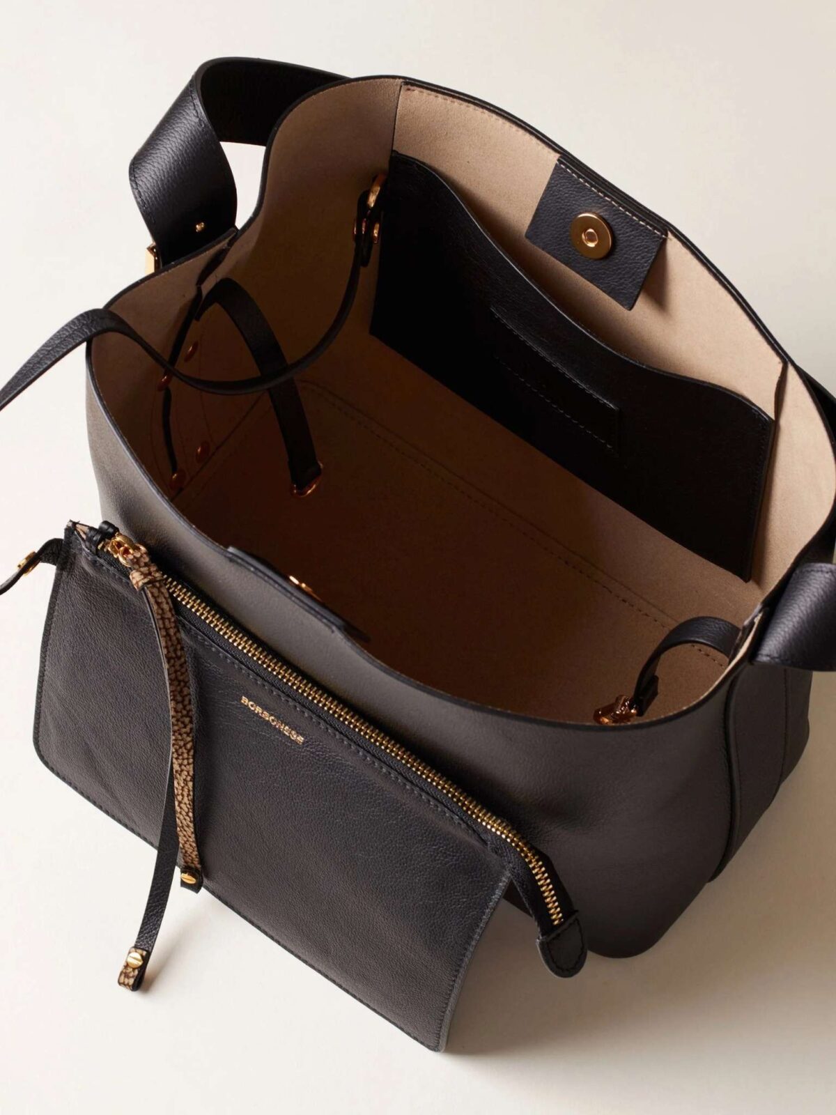 Borsa Nueve Borbonese Nero Interno 260008100 scaled 1