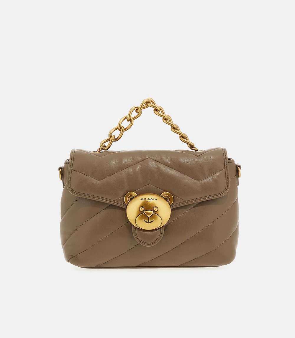 Borsa Puffy Rue Madam Taupe 1490T