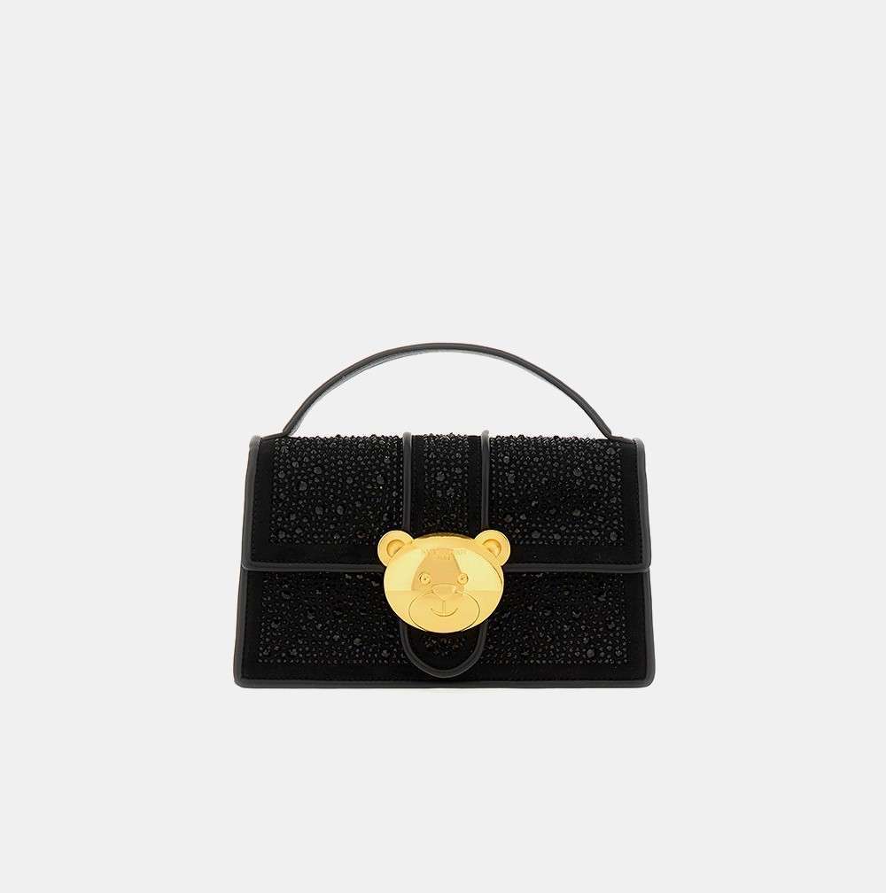 Borsa Teddy Crystal Rue Madame Nero 1419