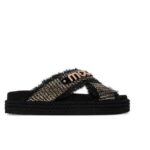 Ciabatte Criss Cross Mou Nero 451009KB