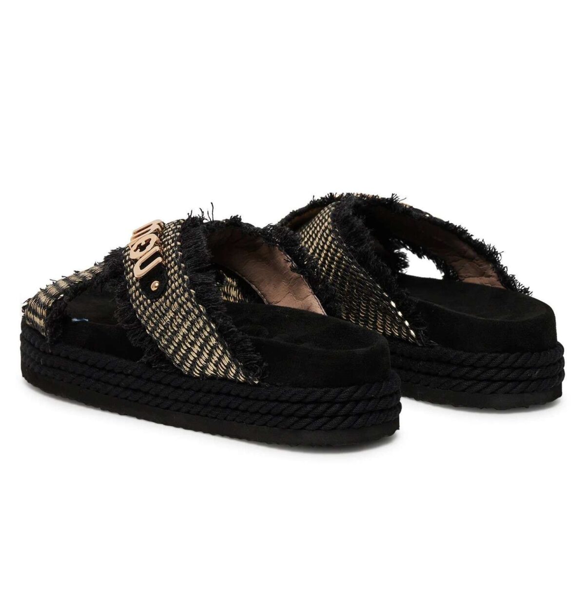 Ciabatte Criss-Cross Mou 2 Ciabatte Criss Cross Mou Nero Retro 451009KB