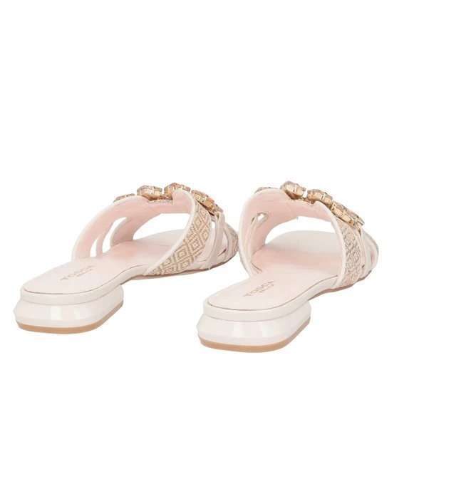 Ciabatte Nancy Tosca Blu Avorio Retro 2529S294