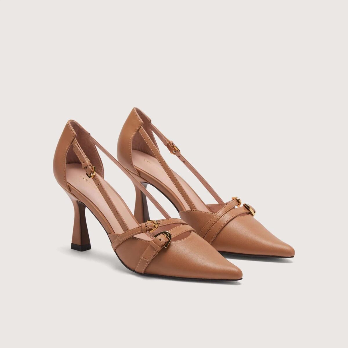 Decollete Fernanda Coccinelle Skin Dettaglio Fibbie RF130101S scaled 1