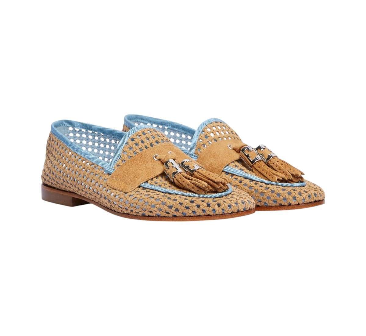 Mocassino Fabi 1 Mocassino Fabi Camel Dattaglio Nappine FD8903