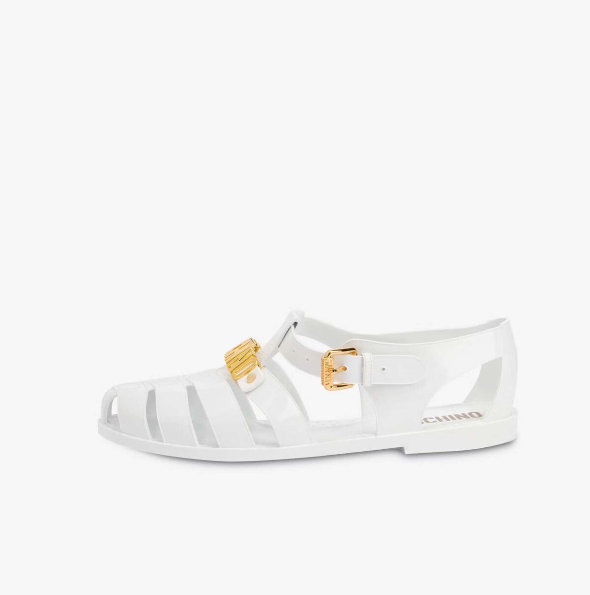 Sandali Jelly Moschino Bianco 165012010 scaled 1