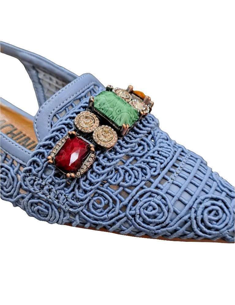 Slingback Luciano Barachini Sky Pietre E Ricamo TL246F