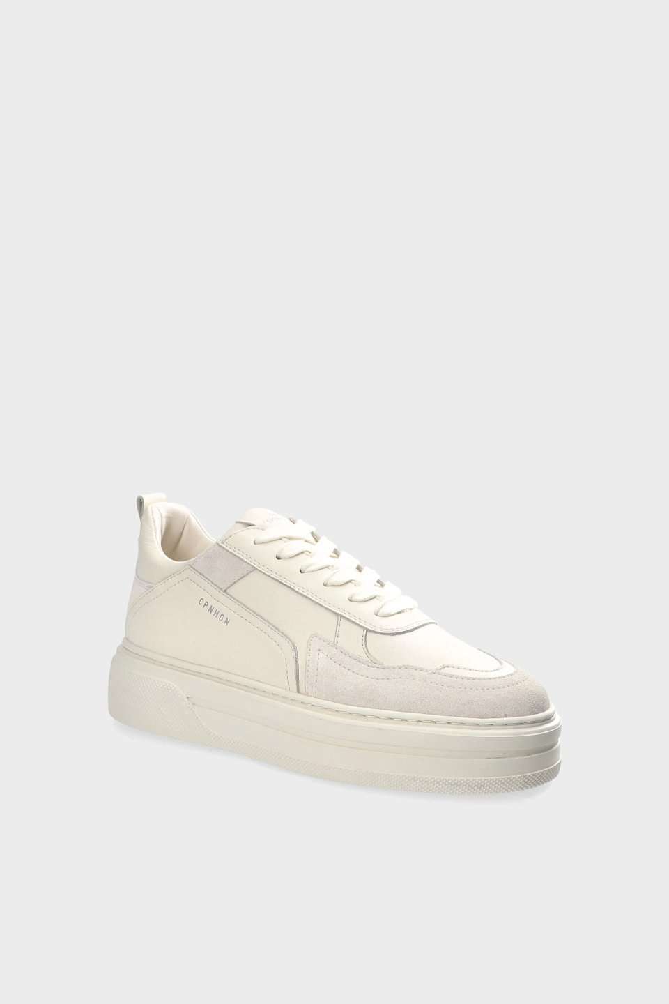 Sneakers CPH189 Copenhagen Cream Dettagli In Camoscio CPH189