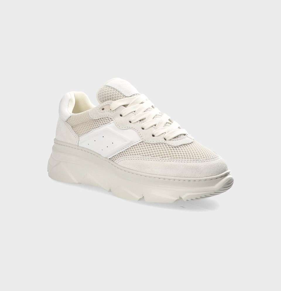Sneakers CPH53 Copenhagen Cream Bimateriale Linguetta In Pelle Con Logo CPH53