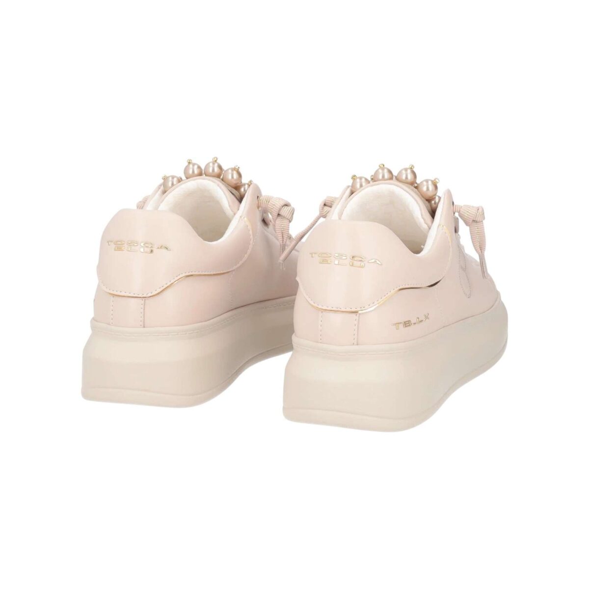 Sneakers Chic Tosca Blu Nude Retro 2501S007N