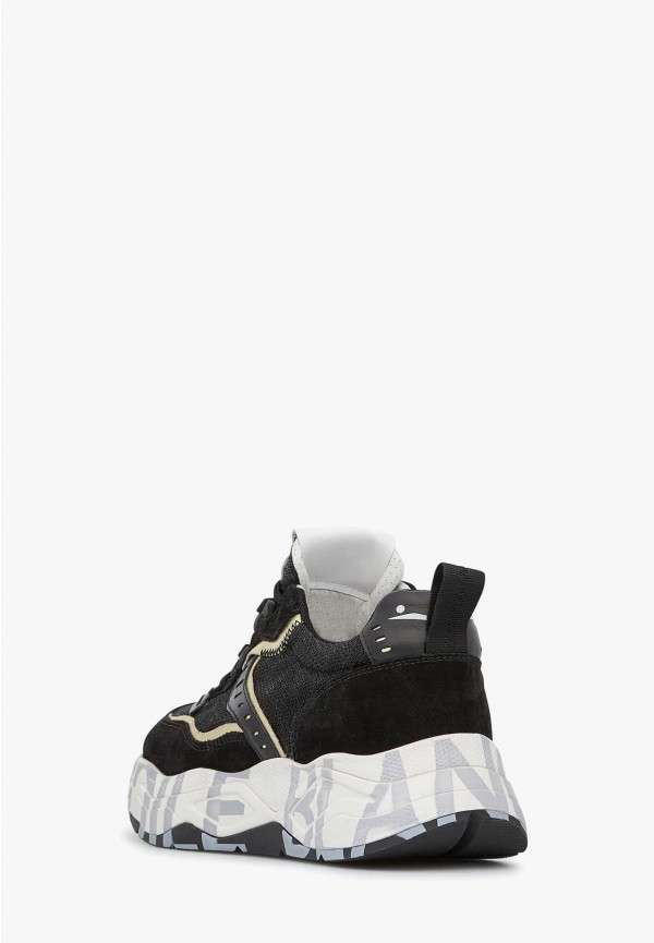 Sneakers Club105 Voile Blanche NeroOro Retro 1A09