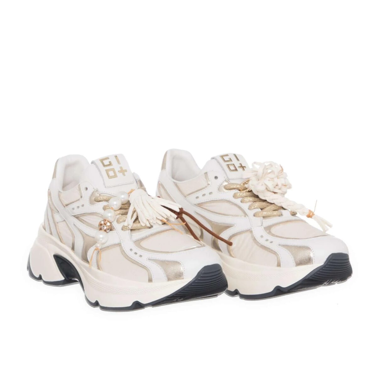 Sneakers Dalia13 GioCombi Gold Dettagli Frontali DALIA13