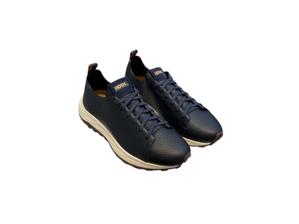 Sneakers Ermes Henderson 1 Sneakers Ermes Henderson Patta Con Etichetta In Camoscio Con Logo Indaco ERMESI