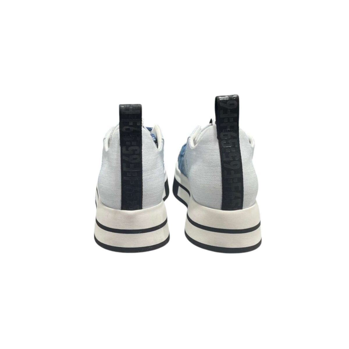Sneakers F65 Denim Linguetta Sul Tallone A Contrasto Con Logo FD8667D