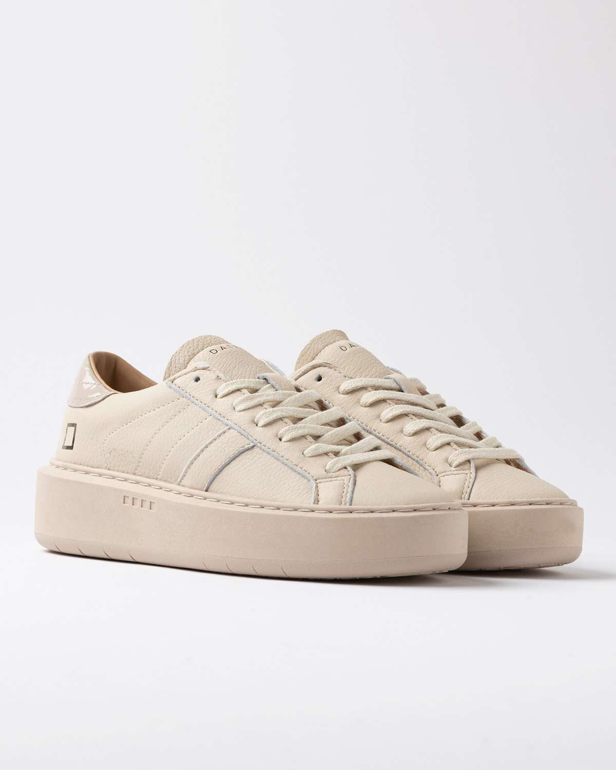 Sneakers Hill Platform D.A.T.E. 1 Sneakers Hill Platform D.A.T.E. Beige Dettagli Laterali 431HPMNBI