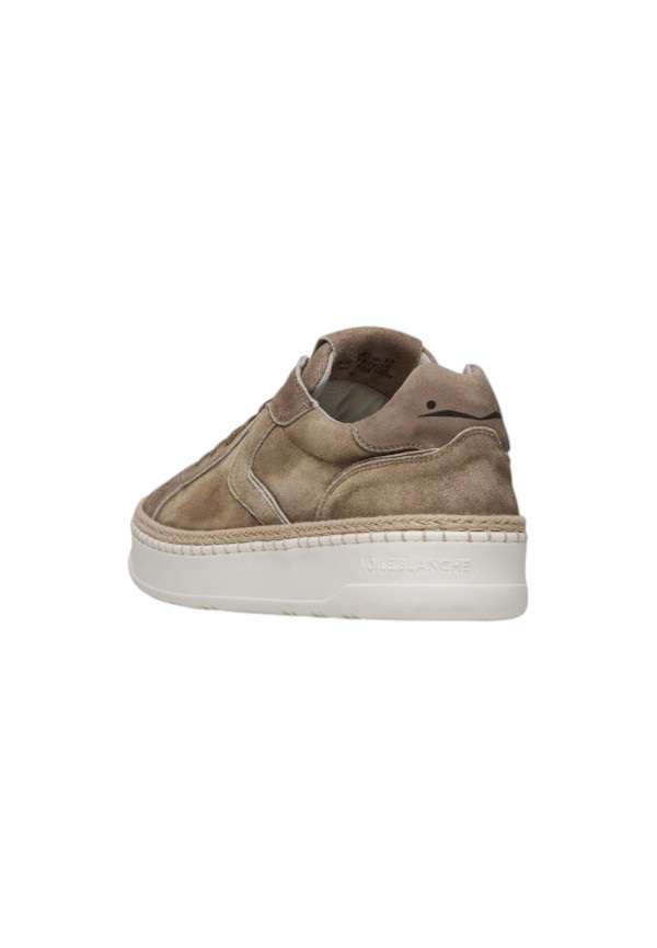 Sneakers Layton Voile Blanche Taupe Logo Sul Tallone 0D12
