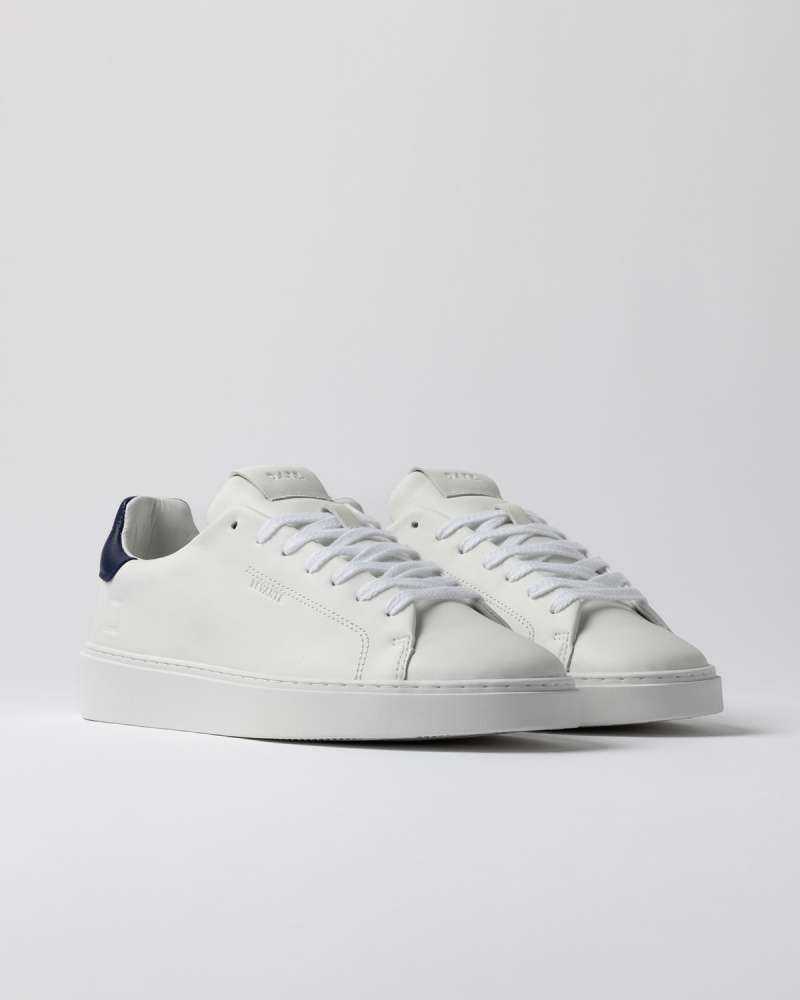 Sneakers Levante D.A.T.E White Blue Dettagli Fronatali 421LVCAWL