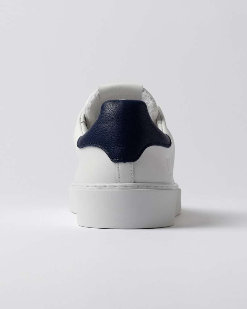 Sneakers Levante D.A.T.E White Blue Dettagli Posteriori Bicolire 421LVCAWL