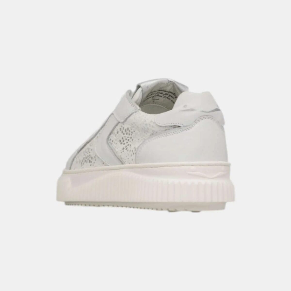 Sneakers Lipari Voile Blanche In Pizzo E Pelle White Retro 0N01