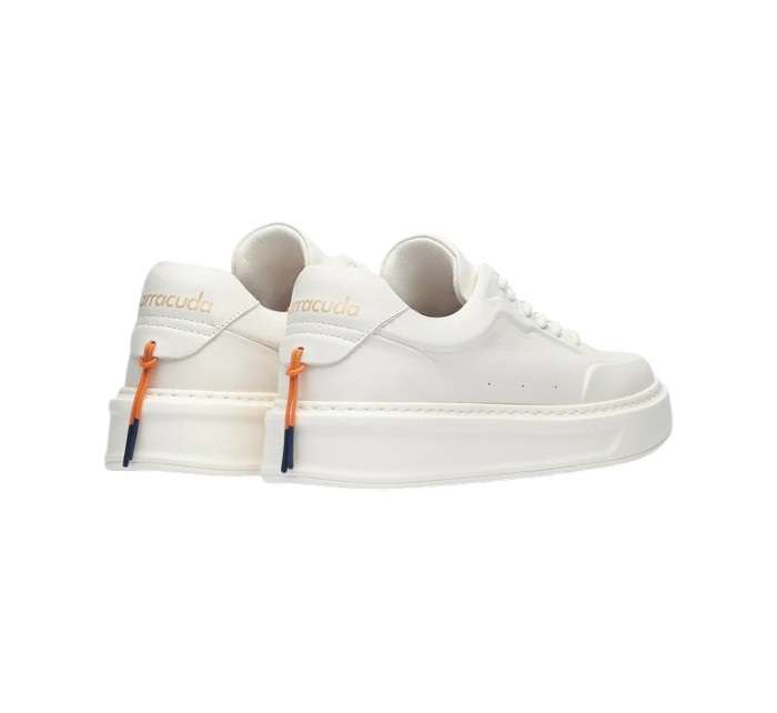 Sneakers Phoenix Barracuda Bianco Tallone Con Logo E Laccetto A Contrasto BU3510