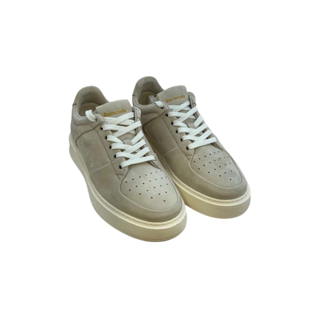 Sneakers Phoenix Barracuda Burro Patta Con Logo E Fori Sul Davanti BU3371