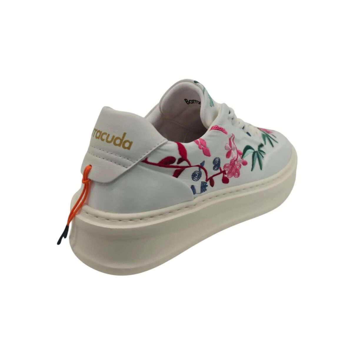 Sneakers Phoenix Barracuda 2 Sneakers Phoenix Barracuda Donna Bianco Con Ricamo Retro BD1555B