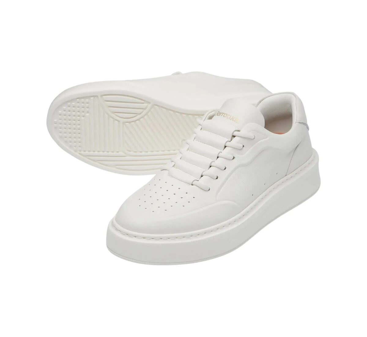 Sneakers Phoenix Barracuda Donna 3 Sneakers Phoenix Barracuda Donna In Pelle Bianca Suola BD1415A
