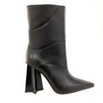 Tronchetto Bootie Lorenzo Mari Nero BOOTIE02 scaled 1