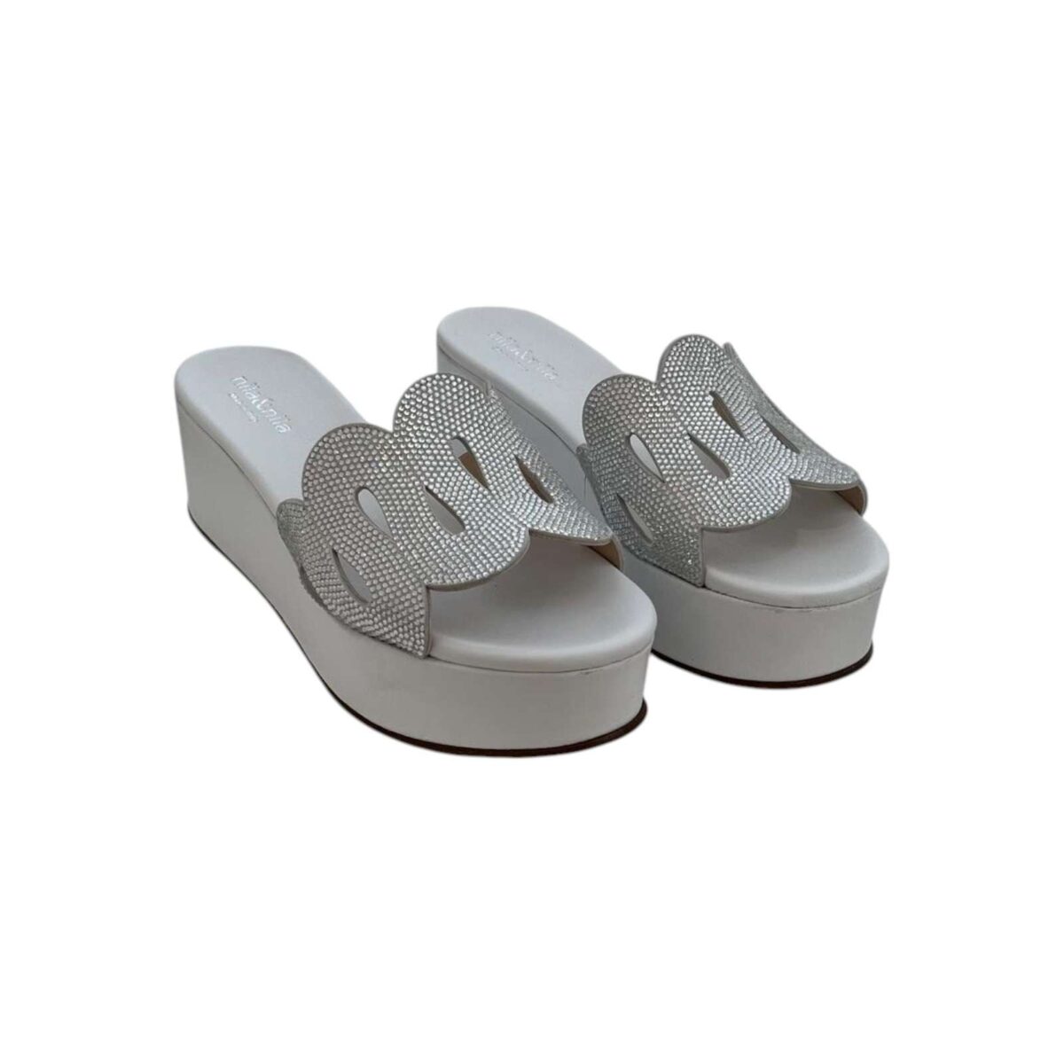 Zeppa Nila E Nila 1 Zeppa Nila E Nila Bianco Dettaglio Fascia PERT07G