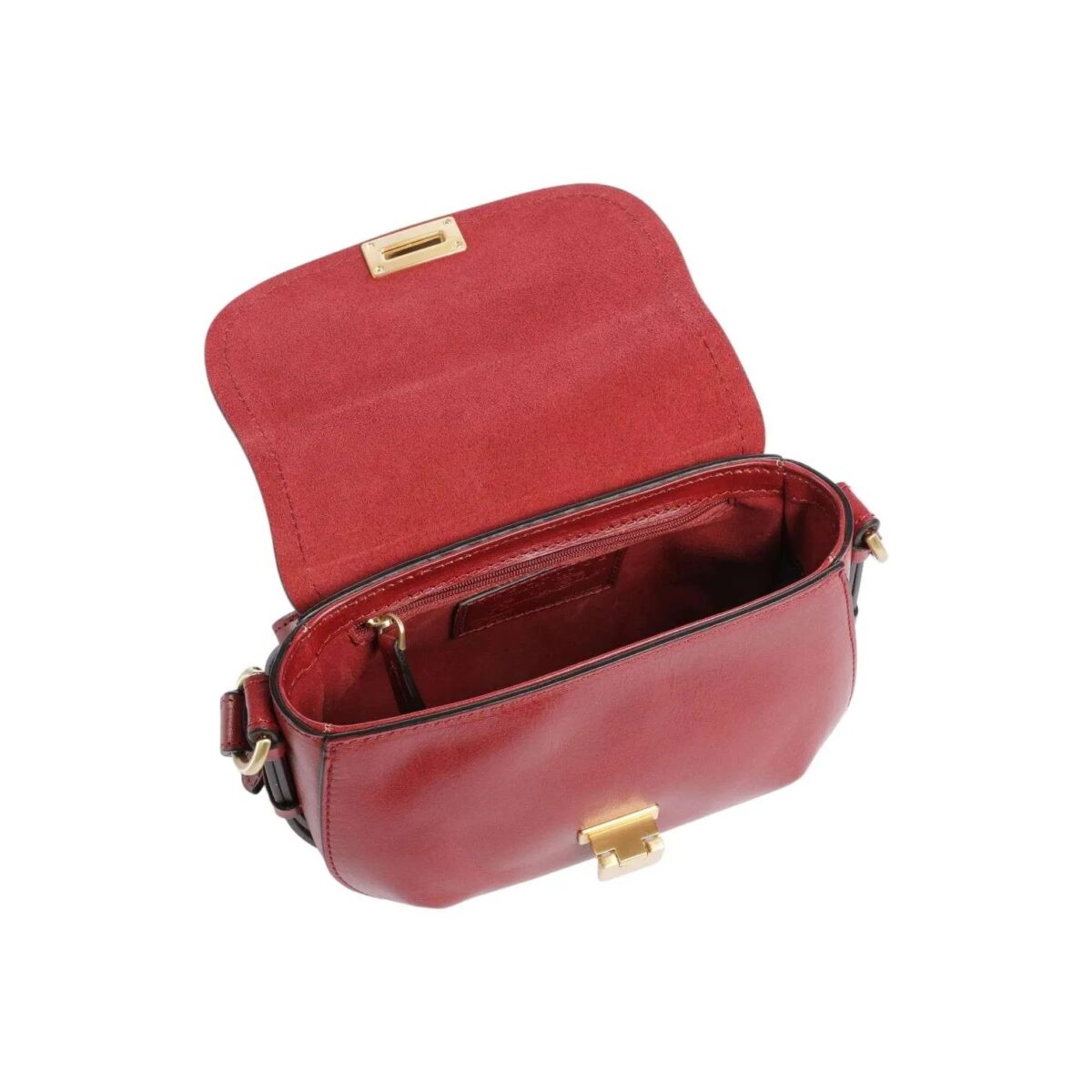 Borsa Federica The Bridge 1 Borsa A Tracolla Federica The Bridge In Pelle Mattone Interno 21040100D