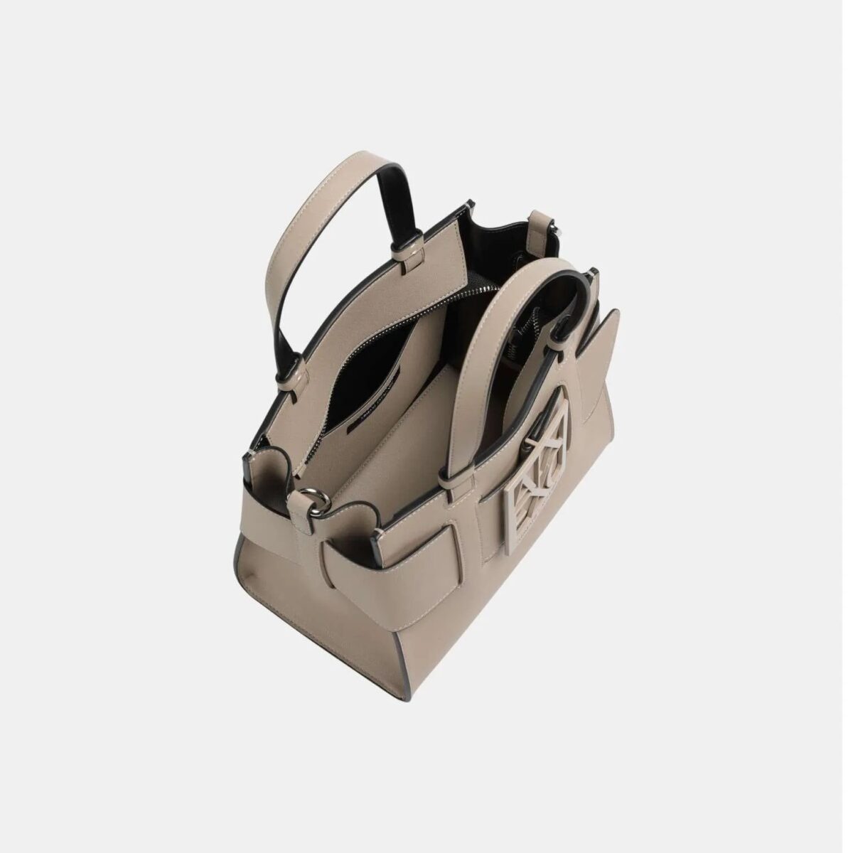 Borsa Armani Exchange A Mano Beige Interno 2690U6223