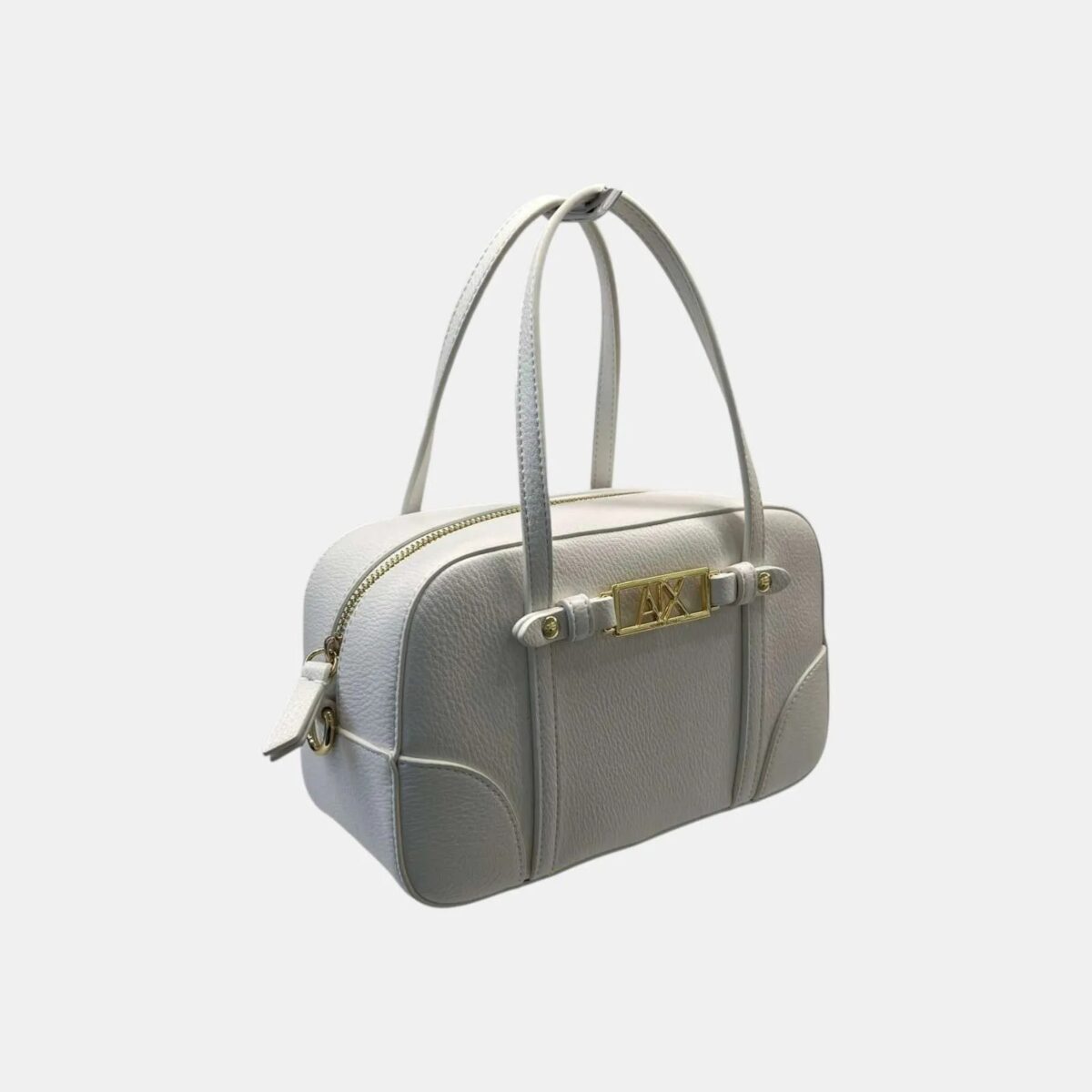 Borsa Armani Exchange A Mano Bianco Dettagli Laterali 2611U0011