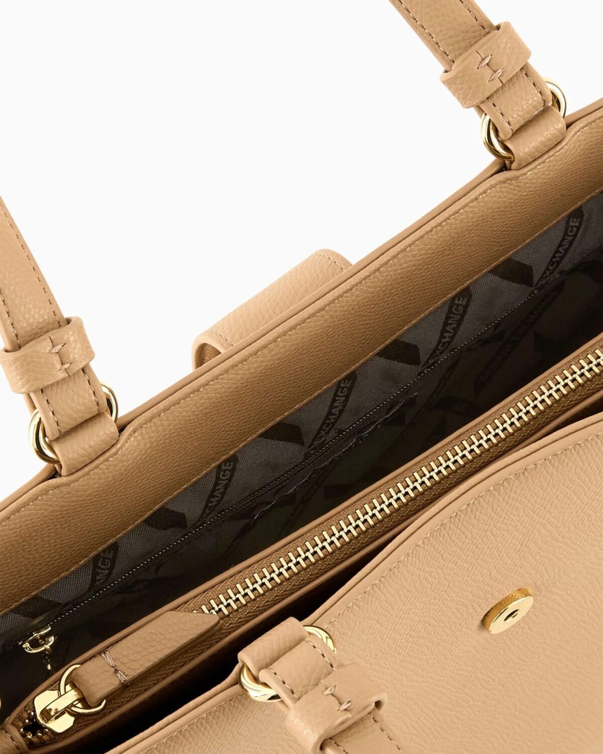 Borsa Armani Exchange A Mano Nude Interno 2168U6149