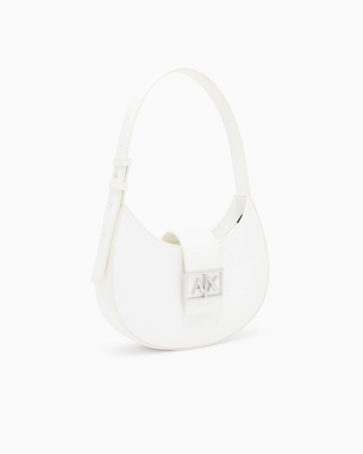 Borsa Armani Exchange A Spalla Bianco Dettagli Laterali 2565U0011