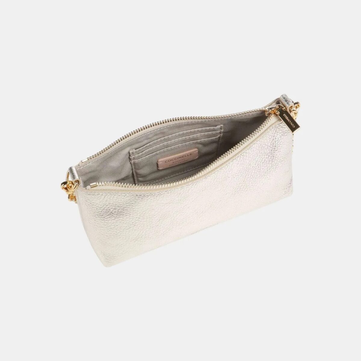 Borsa Aura Coccinelle In Pelle Oro Interno 8059978602626