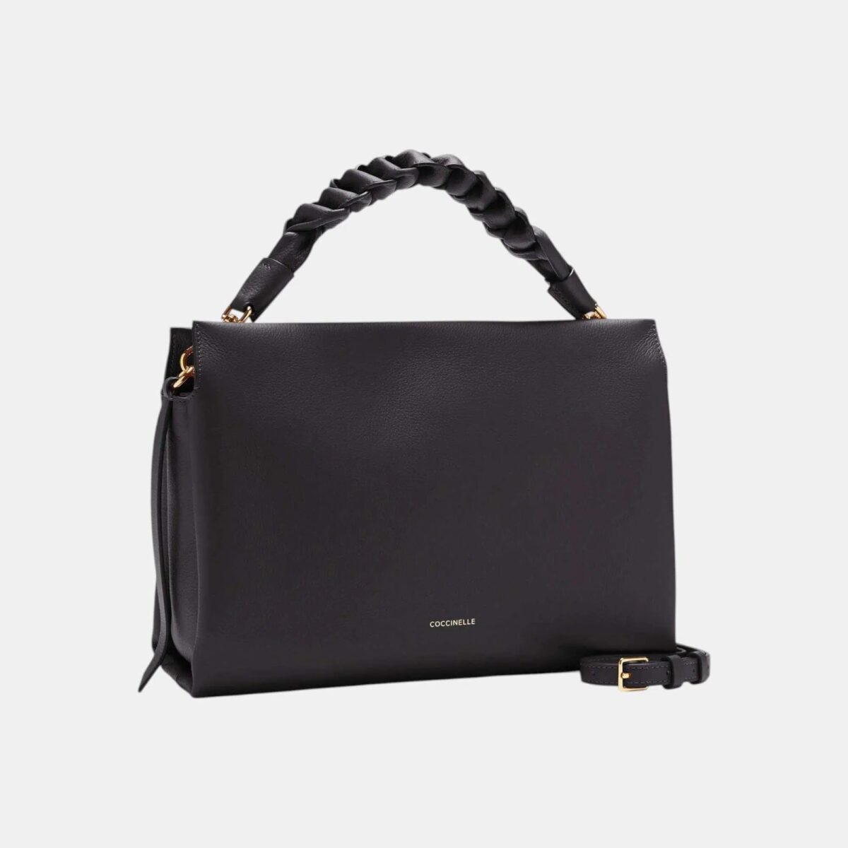 Borsa Boheme Coccinelle In Pelle Nero Dettagli Laterali 8059978746283