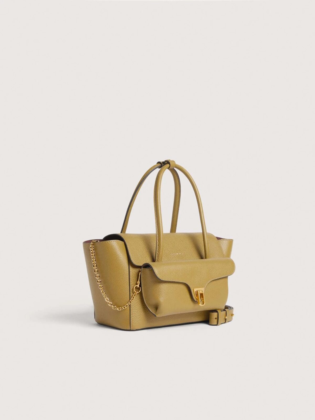 Borsa Double Beat Coccinelle In Pelle Martellata Seagrass Dettagli 8059978802590 scaled 1