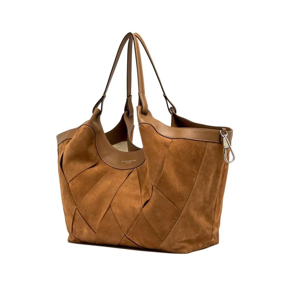 Borsa Dua Gianni Chairini Caramel Dettagli 8057145807331
