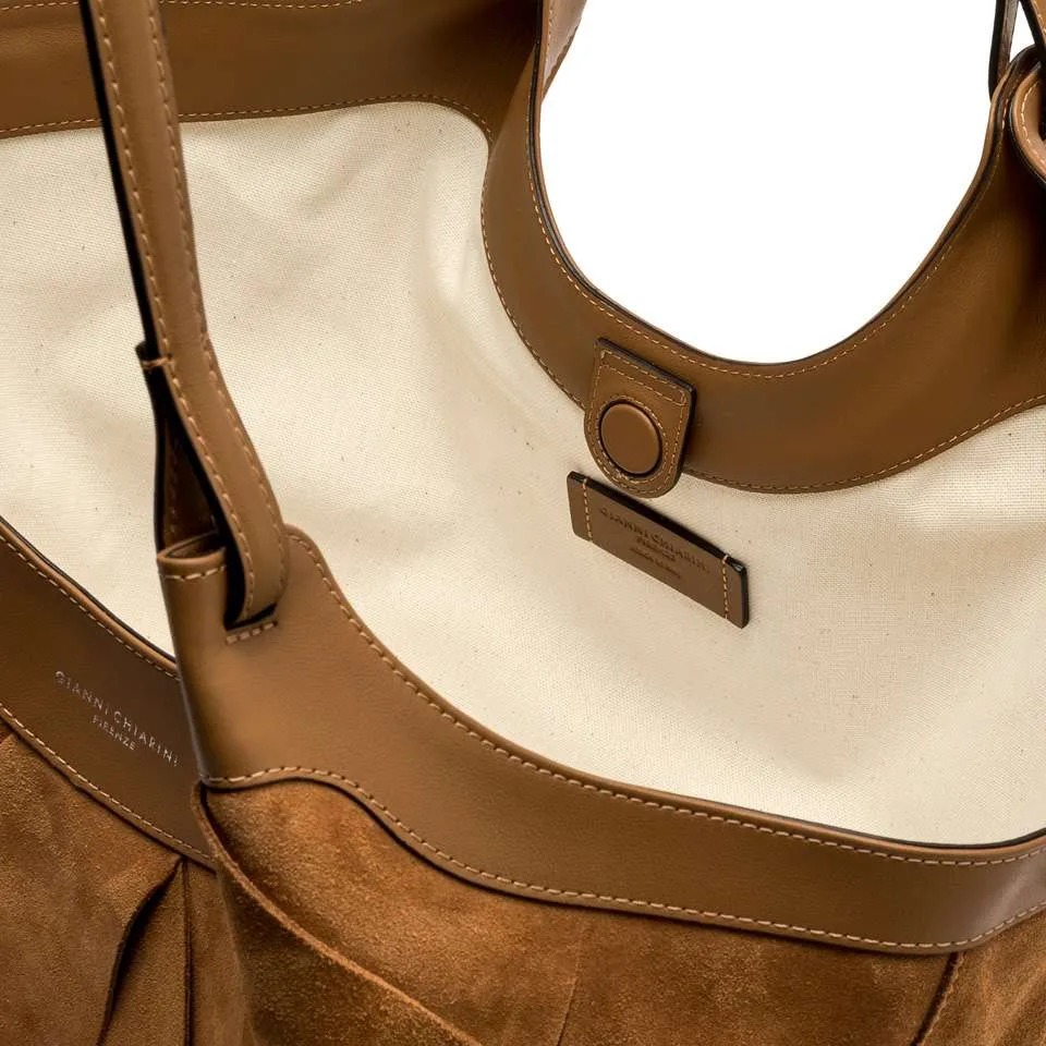Borsa Dua Gianni Chairini Caramel Interno 8057145807331
