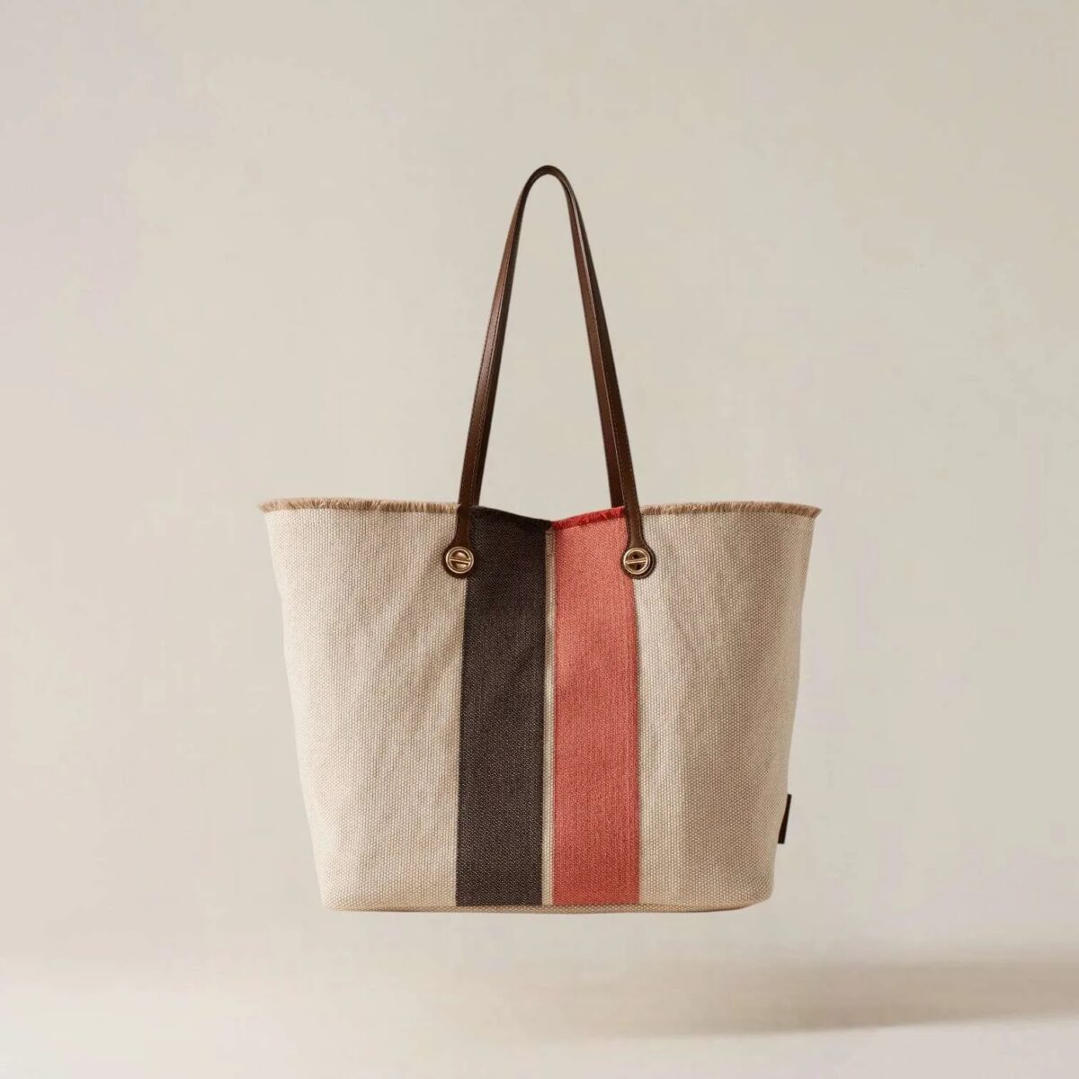 Borsa Flight Large Borbonese 3 Borsa Flight Large Borbonese In Tessuto Corda Retro 000378G47