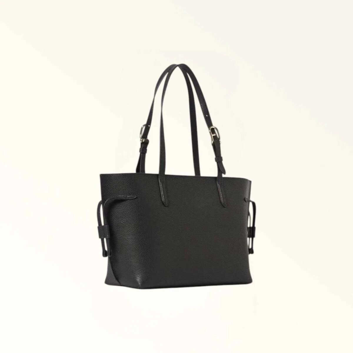 Borsa Furla Ava In Pelle Martellata Nero Retro 8050597741963